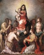 Andrea del Sarto Madonna in Glory and Saints oil